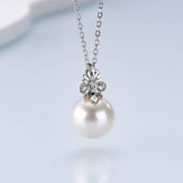 Iris Bloom Freshwater Pearl Pendant
