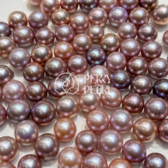 【Peony Brooch】+【Nox Pearl】 – Guranteed 12mm+ large size deep color Edison
