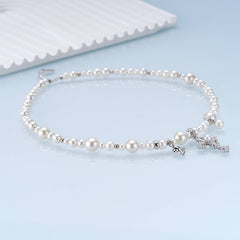 Iris Bloom Starry Freshwater Pearl Necklace