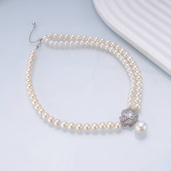 Camellia Whisper Pearl Necklace