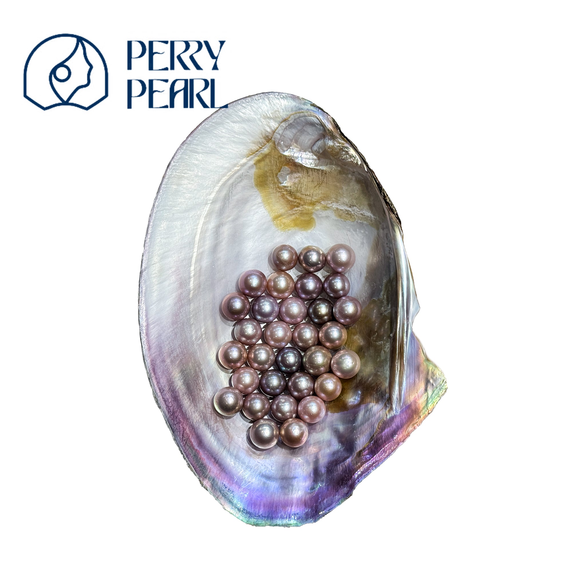 【Peony Brooch】+【Nox Pearl】 – Guranteed 12mm+ large size deep color Edison
