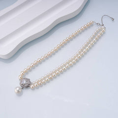 Camellia Whisper Pearl Necklace