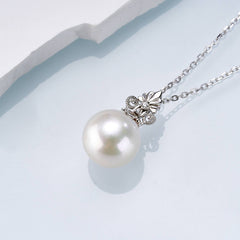 Iris Bloom Freshwater Pearl Pendant